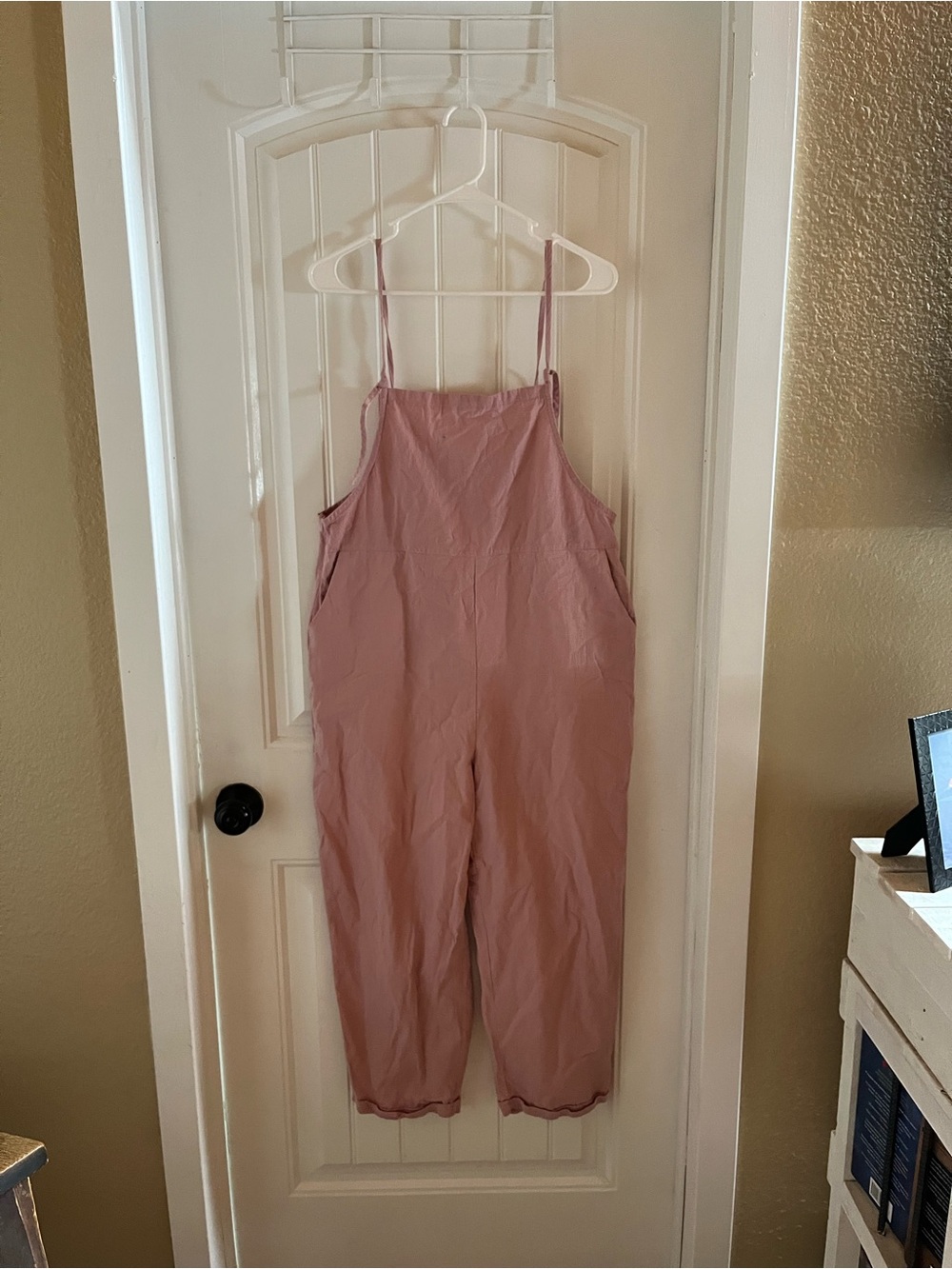 Women's Mauve Sleeveless Jumpsuit with Spaghetti Straps